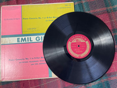 RARE Emil Gilels, Tchaikovsky, Chopin, Rachmaninov, Liszt LP Vinyl 1956
