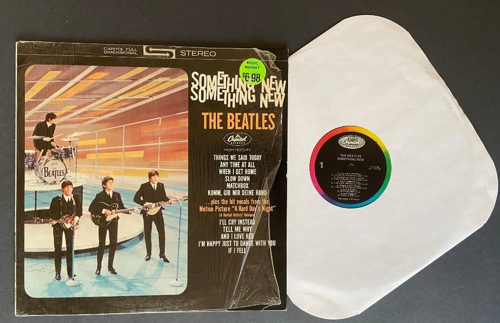 Beatles, Capitol, In Shrink, VG+/EX, see desc for variant info “Something New”