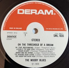 The Moody Blues On The Threshold Of A Dream Gatefold Record Album Year 1969 UK