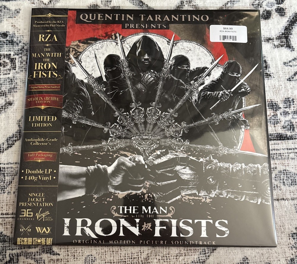 RZA / V.A. – The Man With The Iron Fists OST 2xLP Record Store Day Sealed!!