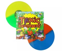 Toxic Crusaders Original Television Soundtrack 2XLP Split Vinyl Lloyd Kaufman