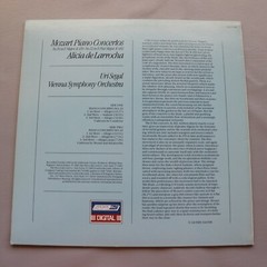 Mozart Piano Concertos No 19 22 LP Alicia De La Rocha Decca 1983 Vienna Symph
