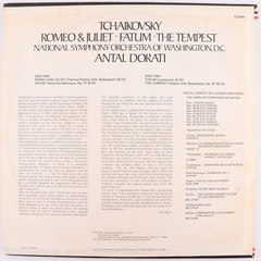 Tchaikovsky, Dorati – Romeo & Juliet / Fatum / The Tempest 1975 LP Record CS6891