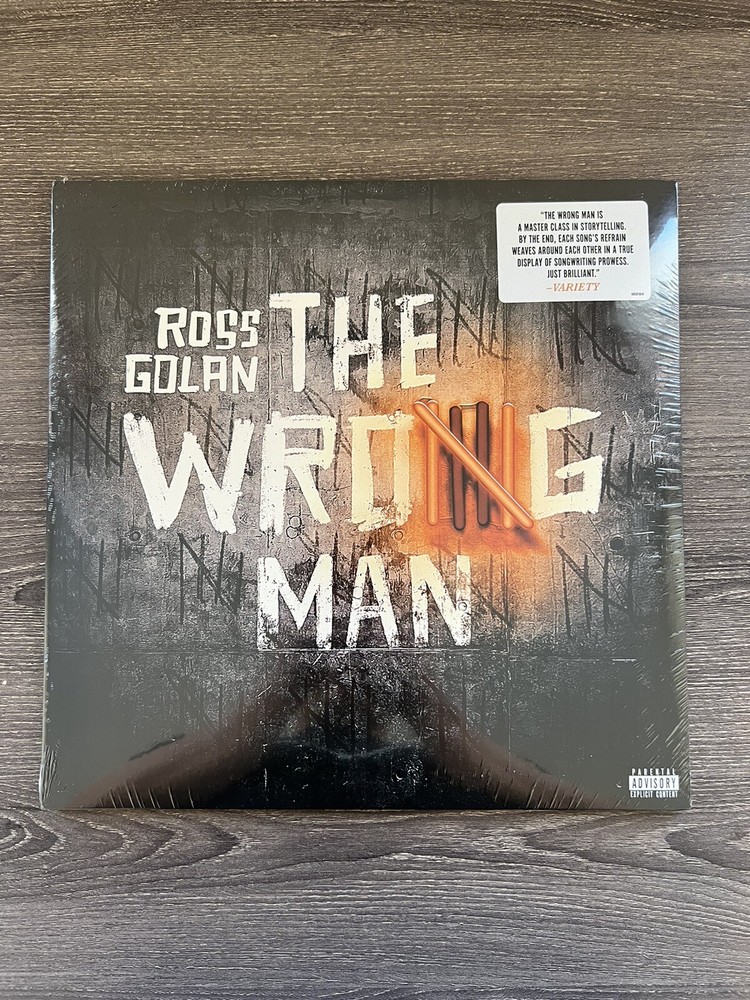 Ross Golan – The Wrong Man – Interscope Records – 2X Vinyl Orange LP Stereo 2019