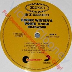 EDGAR WINTER. Roadwork (WHITE TRASH) Friday Music RTI HQ-180 White Vinyl 2LP NEW