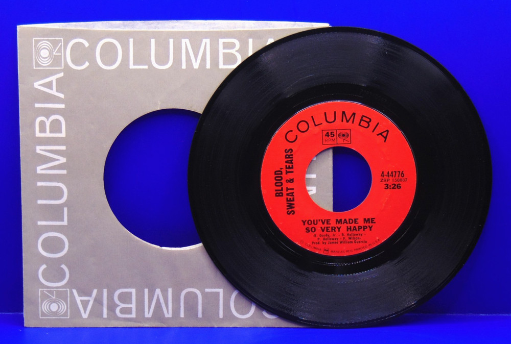 BLOOD, SWEAT & TEARS You’ve Made Me So Very Happy 45 RPM 44776 NEAR MINT+