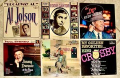 1920’s-’30s 1st Fame Legends LP’s: Jolson/Cantor/Vallee/Durante/Chevalier/Crosby