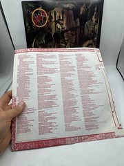Slayer Reign In Blood Vinyl 1986 Original Def Jam W/Inner Excellent