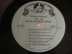 POLKA FROLIC WITH THE GOOD SOUNDS LP ORIG ’77 LE-MANS LPC-43 RARE GEM VG+