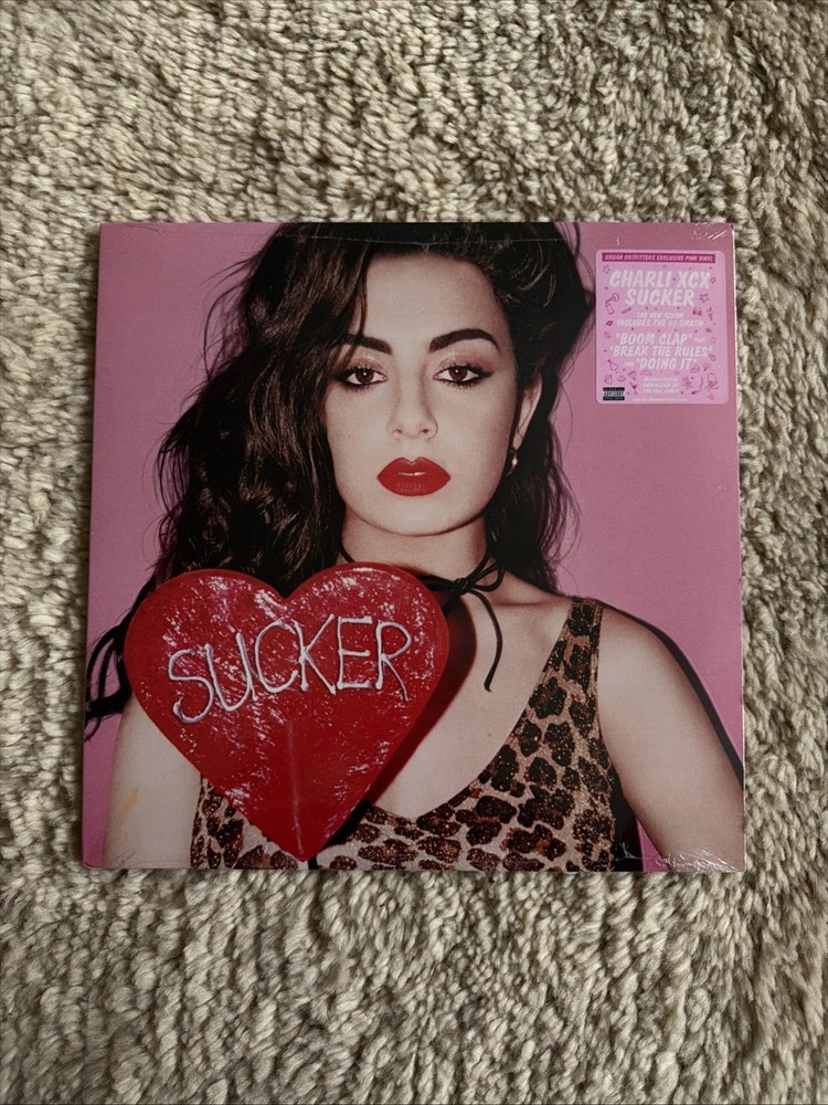 CHARLI XCX “Sucker” Pink Marble Vinyl LP (orig 2015 pressing) UO Excl **SEALED**