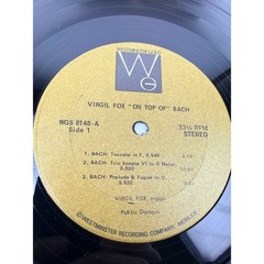 Johann Sebastian Bach Classical Vinyl Record Lot Virgil Fox Swingle Singers 7 LP