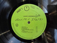 LAURIE ANDERSON UNITED STATES LIVE BOX SET
