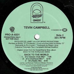 Tevin Campbell – Back To The World (12″, Promo) (Near Mint (NM or M-)) 291487621