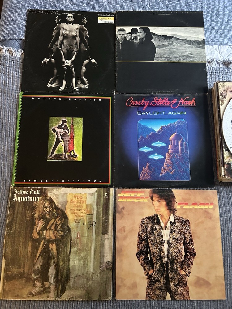 Vinyl Records Lot (19) Unknown Condition