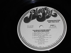 THE EDGAR WINTER GROUP With Rick Derringer NM PROMO WLP Blue Sky PZ-33798