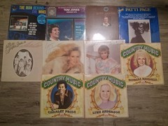 Lot Of 10 Sealed New Country Albums- Tom Jones, Mandrell, Charlie Pride And More