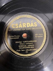 Rare 1940s Hungarian Gypsy Folk 10″ 78 RPM Shellac – Csárdás Records