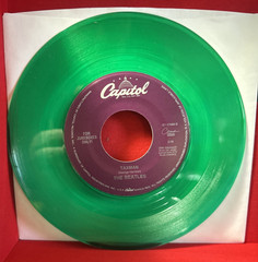 Beatles NOS LIMITED GREEN VINYL BIRTHDAY/TAXMAN USA 45 RPM Never Played Mint