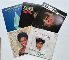 Lena Horne Vinyl LP Record Lot of 5 Soul Jazz Merry From Lena Hollywood