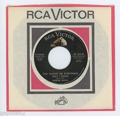 Skeeter Davis 1965 RCA 45rpm “You Taught Me Everything…” b/w “I Can’t Help It”