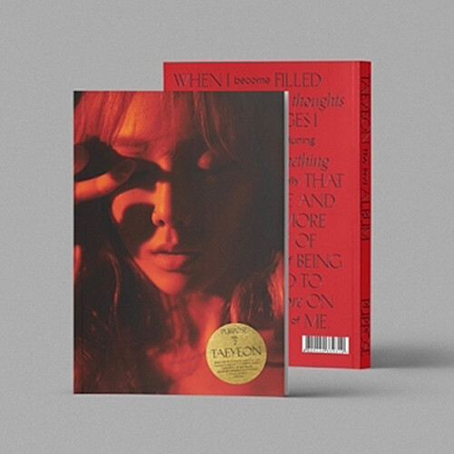 TAEYEON PURPOSE 2nd Album DELUXE EDITION CD+POSTER+P.Book+2p Card+H.Sticker+GIFT