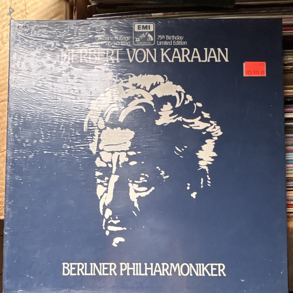 EMI HERBERT VON KARAJAN 75TH BIRTHDAY LIMITED EDITION SEALED VINYL LP