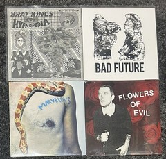 4x LP Vinyl Brat Kings – Bad Future – Marvelous Darlings- Flowers Of Evil – Punk