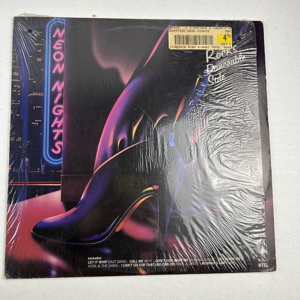 Neon Nights Rock’s Danceable Side Various LP Vinyl 1982 K-tel VG+