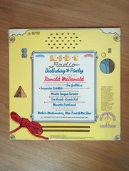 Ronald McDonald Kids Radio Records Birthday Party/ Visits America 2 LP Lot