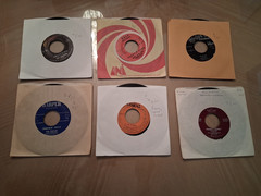 168 Original 45 PM R & B, Doo Wop Related Rock, Country 1950’s 1960’s Records