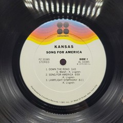 Kansas ‘ Song For America ‘ Vinyl LP Album US 1975 ROCK Stereo PZ 33385 Kirshner