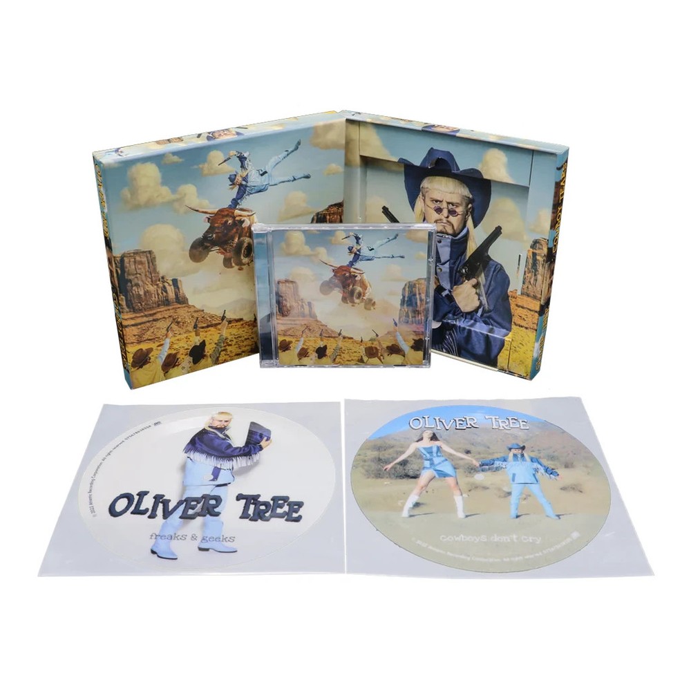 Oliver Tree – Cowboy Tears CD + 7″ Flexi-Disc RARE Box Set – PreOrder SHIPS 7/3