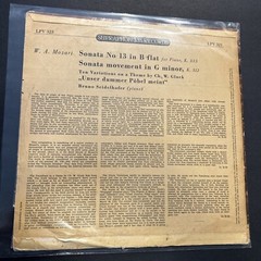 Mozart(10″ Vinyl)Sonata In D Major-Supraphon-LPM 297-Czech Republic-VG/VG