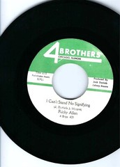 RICKY ALLEN- “I CAN’T STAND NO SIGNIFYING”/”I’M A REAL THANKFUL MAN”- N.MINT
