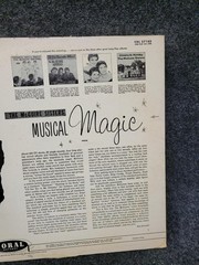 Vintage McGuire Sisters Musical Magic LP Vinyl Coral CRL 57180 33 1/3 RPM Hi-Fi
