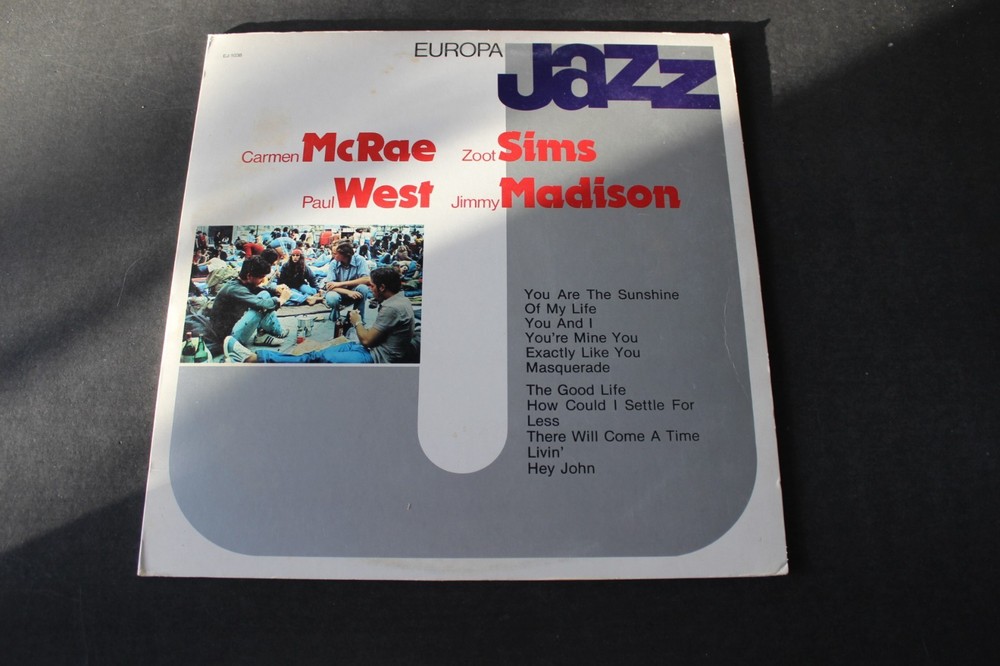 McRAE, SIMS, WEST & MADISON – EUROPA JAZZ RECORDS – EJ 1038- RELEASED XXXX