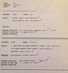 RADIO SHOW: LEE ARNOLD 8/16/86 2 w/CONWAY TWITTY, 44 MIN LARRY GATLIN FEATURE