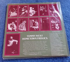 Tommy West Hometown Frolics LP 1976 Lifesong Inner Sleeve Old Radio I Know