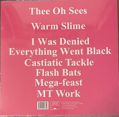 OH SEES ‘Warm Slime LP GREEN coachwhips pink brown fuzz damaged bug Yikes Netmen