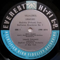 VILLA-LOBOS Uirapuru PROKOFIEV Cinderella STOKOWSKI Everest Mono LP Belock EX