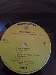 Black Sabbath – Self Titled (Vinyl LP, 1970) WB Green Label WS 1871