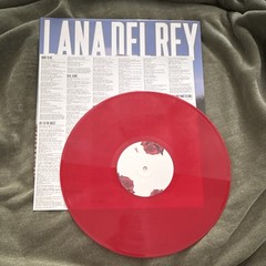 Lana Del Rey Born to Die Interscope 12″ LP Red Colored Vinyl Record