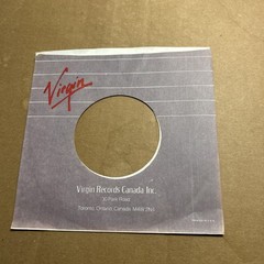 1 Company Sleeve Only Red Virgin 45 add ship .10 cents