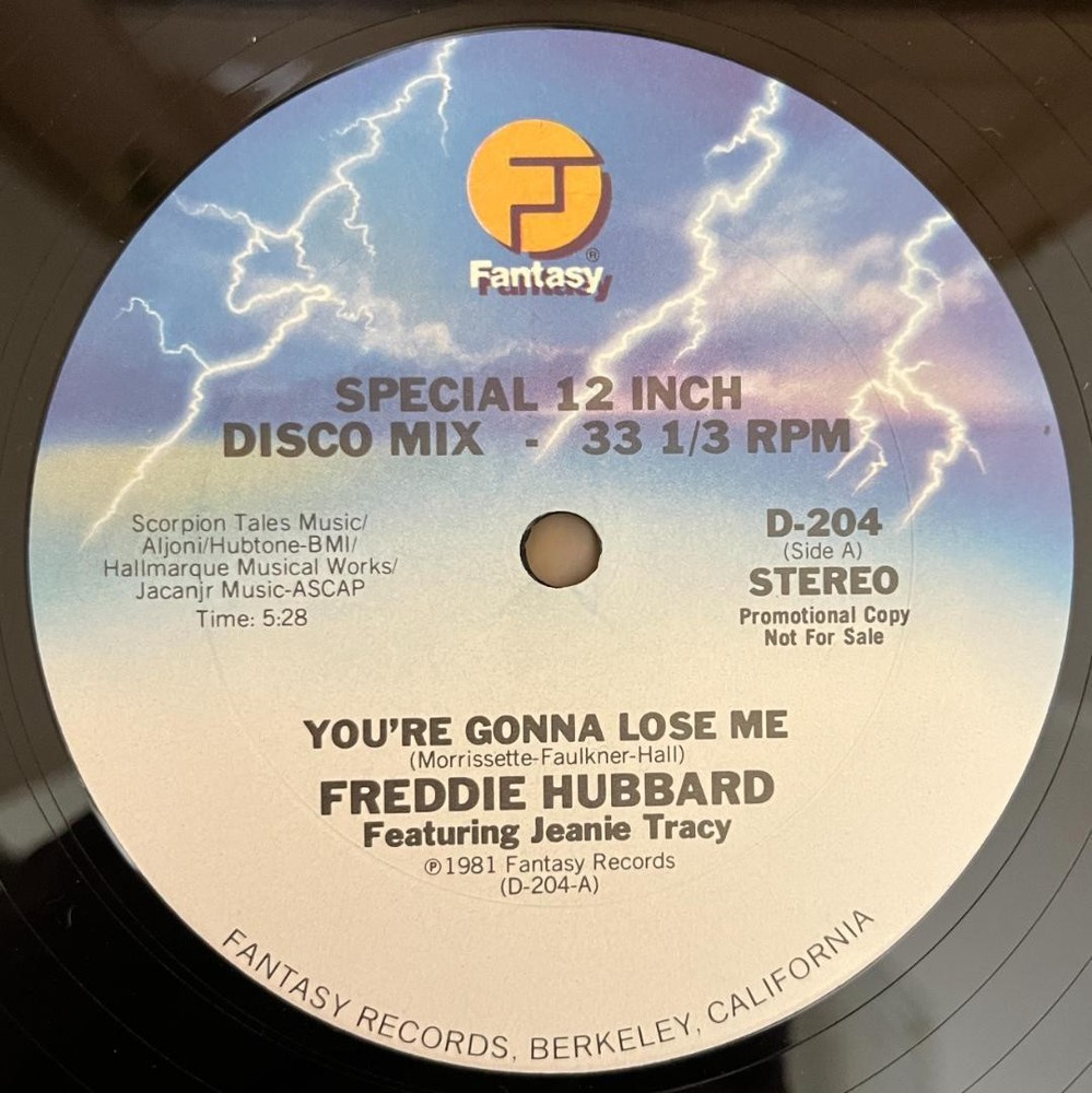 Freddie Hubbard You’re Gonna Lose Me 12″ Disco Mix Vinyl Jazz Funk Soul 1981