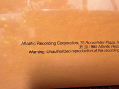 ORIGINAL SEALED PHIL COLLINS No Jacket Required HYPE STICKER Excellent!