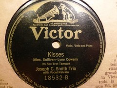1919 FOX-TROT MICKEY/ KISSES Joseph Smith Trio Violin Cello Piano VICTOR 18532