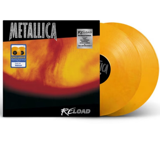 Metallica – Reload Limited Edition Flaming Fuel Orange Double Vinyl 2LP