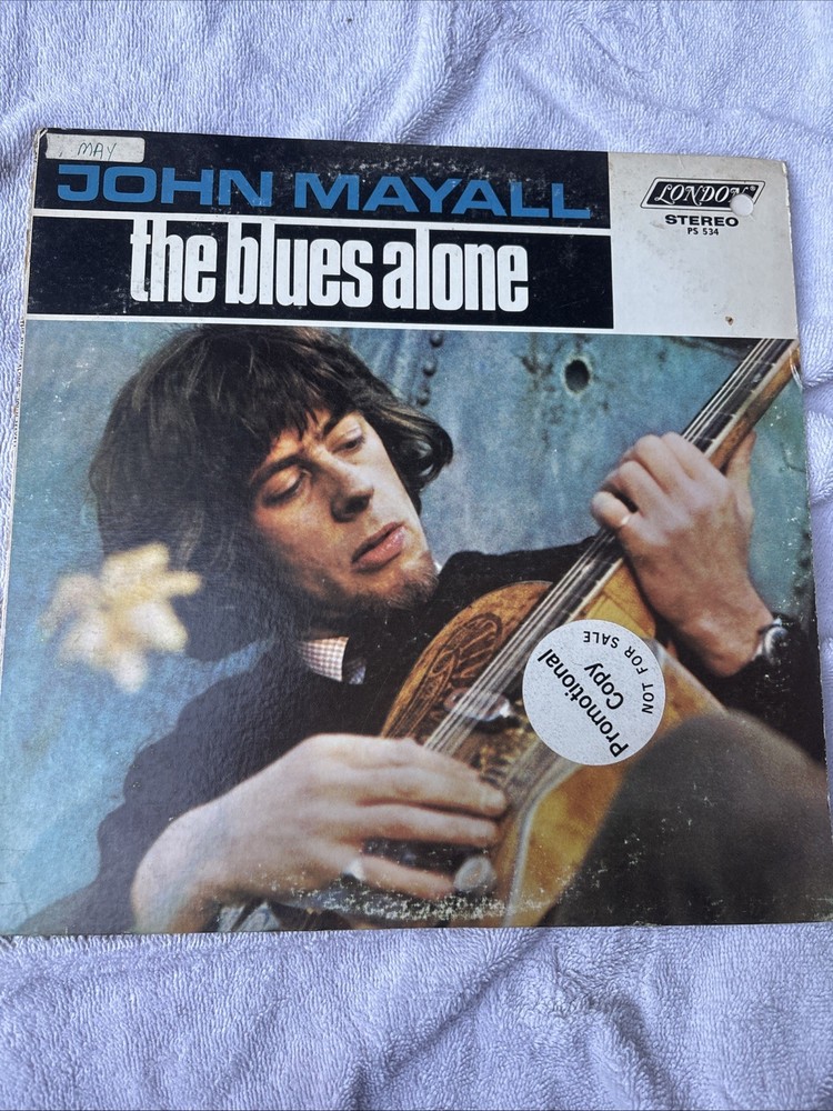 JOHN MAYALL / The Blues Alone / 1967 London PS 534 1st US PRESS LP VG+/EX
