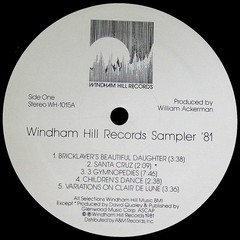 2 WINDHAM HILL RECORDS SAMPLER LPs ’81 & ’86 EXCELLENT Translucent Vinyl