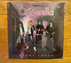 Cinderella – Night Songs Mercury 1986 Pressing Translucent